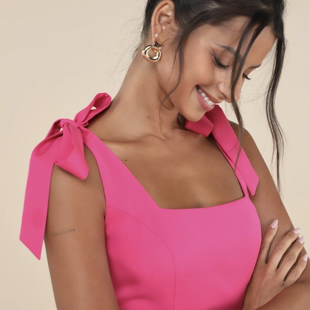Lulu's Pink Mini Dress - Picture 4 of 7